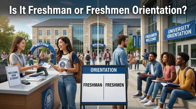 Is It Freshman or Freshmen Orientation?