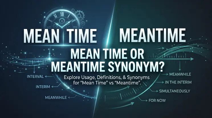Mean Time or Meantime Synonym