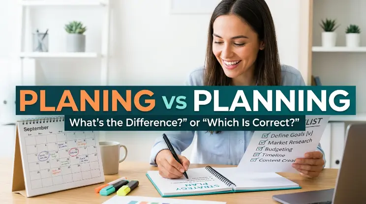 Planing or Planning Meaning