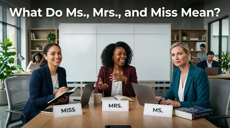 What Do Ms., Mrs., and Miss Mean?