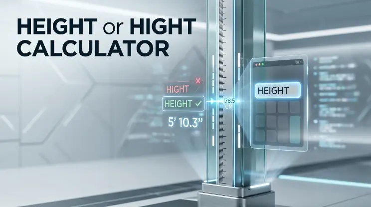 Height or Hight Calculator