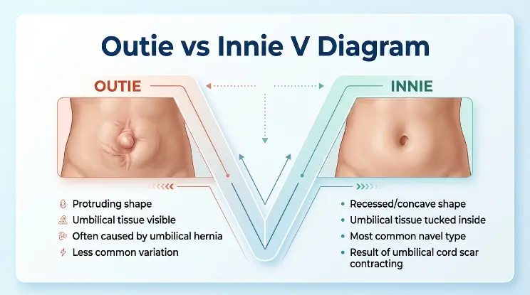 Outie vs Innie V Diagram
