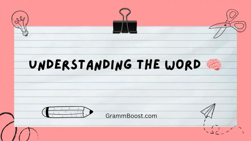Understanding the Word 