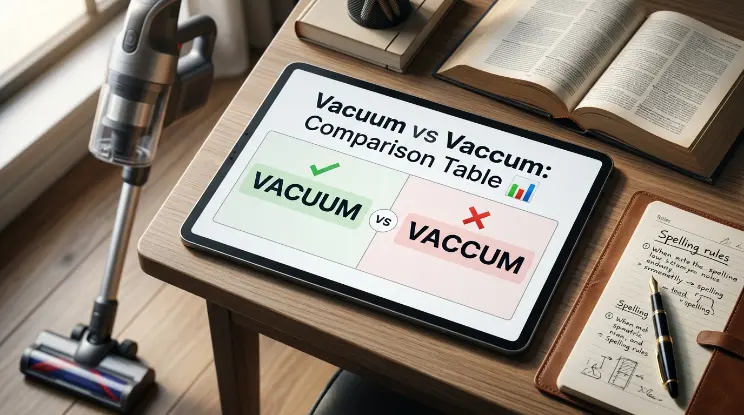 Vacuum vs Vaccum: Comparison Table 
