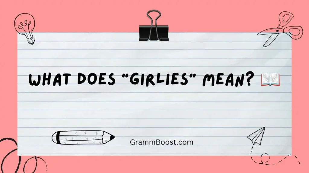 What Does "Girlies" Mean? 📖