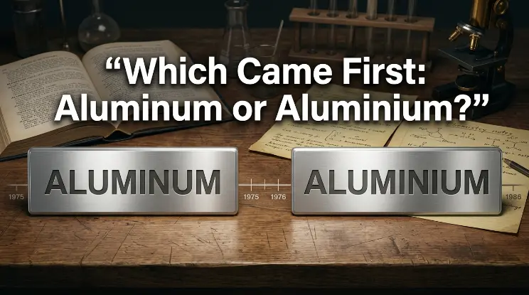 Which Came First: Aluminum or Aluminium?