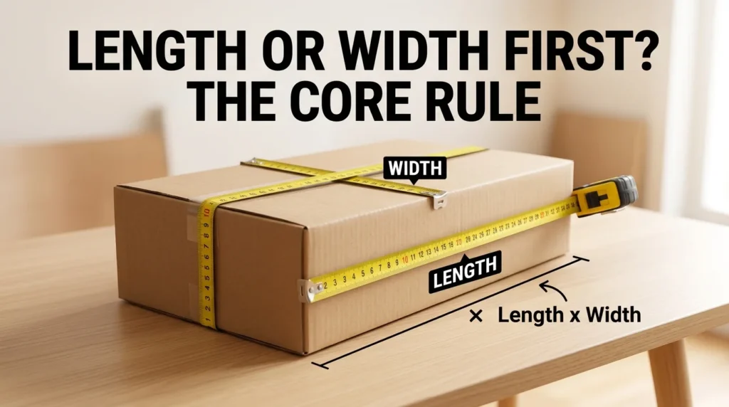 Length or Width First? The Core Rule