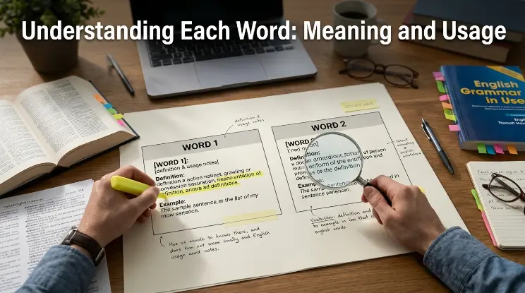 Understanding Each Word: Meaning and Usage