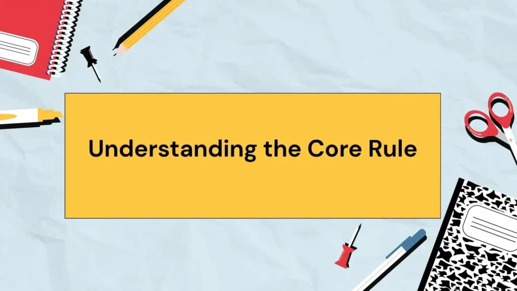 Understanding the Core Rule