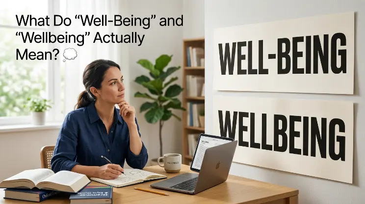 What Do "Well-Being" and "Wellbeing" Actually Mean? ๐ญ