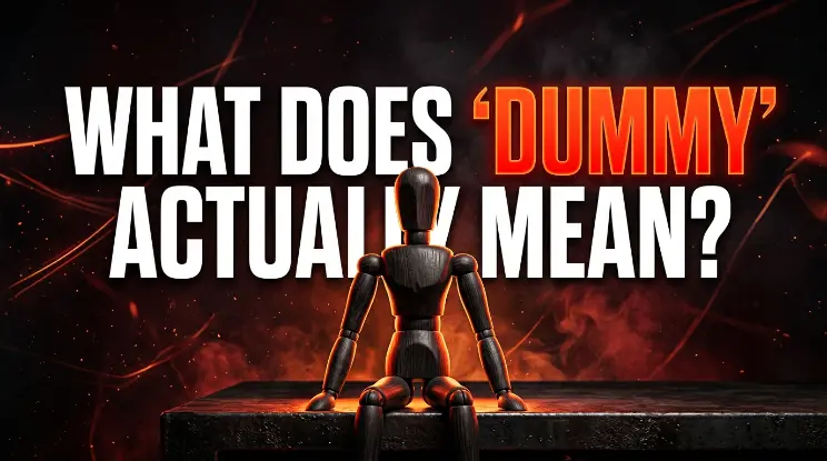 What Does "Dummy" Actually Mean?