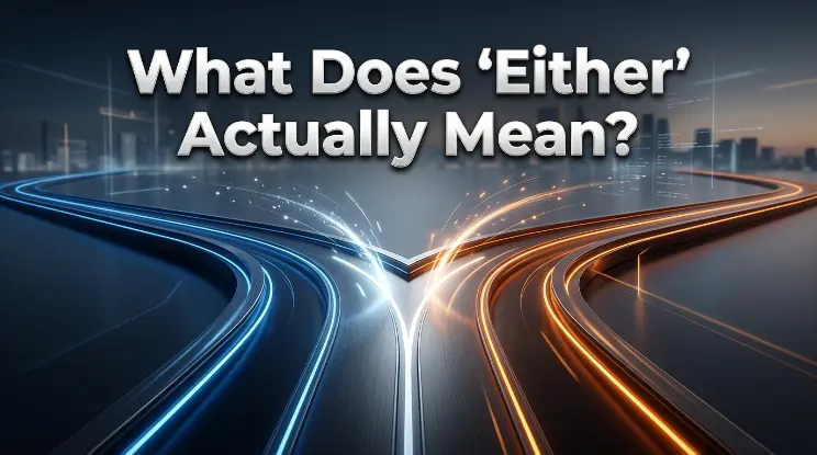 What Does "Either" Actually Mean?