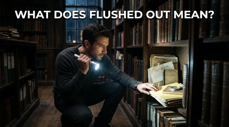 What Does "Flushed Out" Mean?