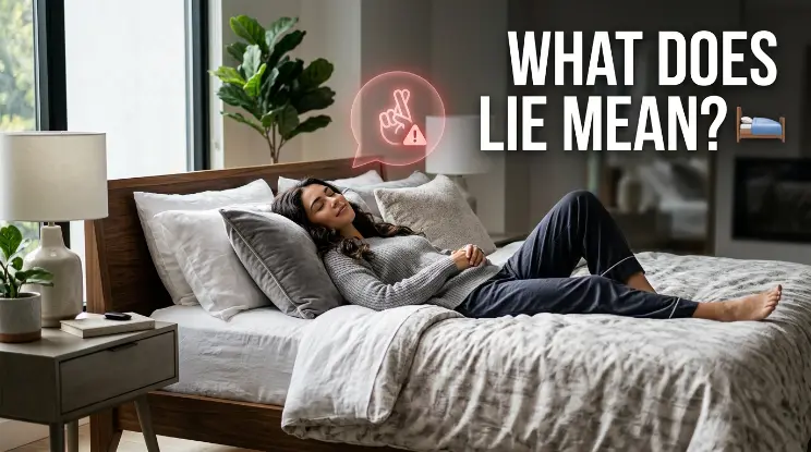 What Does "Lie" Mean? 🛏️