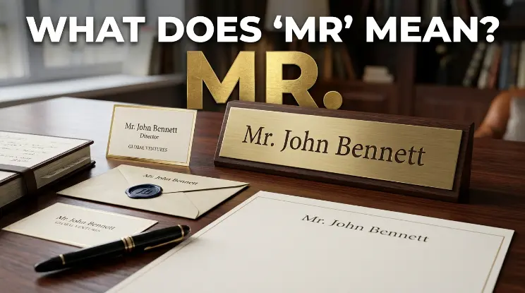 What Does "Mr" Mean?