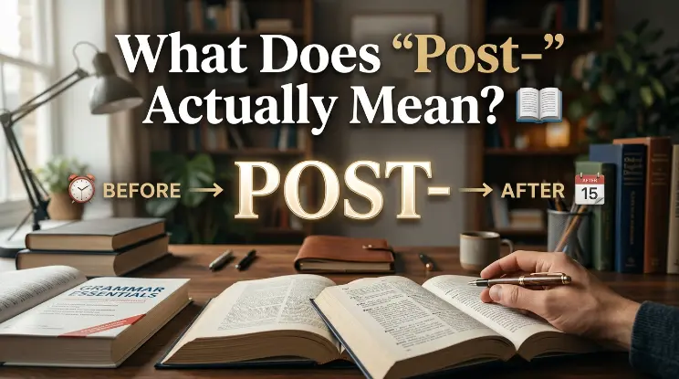 What Does "Post-" Actually Mean? 📖