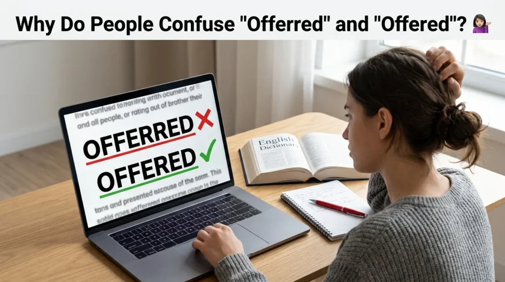 Why Do People Confuse "Offerred" and "Offered"? ๐คทโโ๏ธ