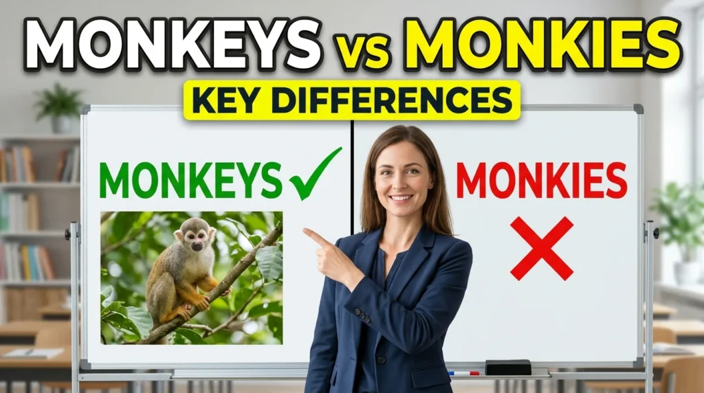 Monkeys vs Monkies: Key Differences