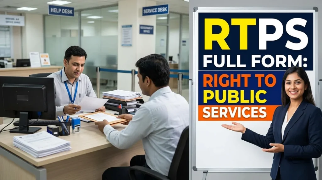 RTPS Full Form: Right to Public Services