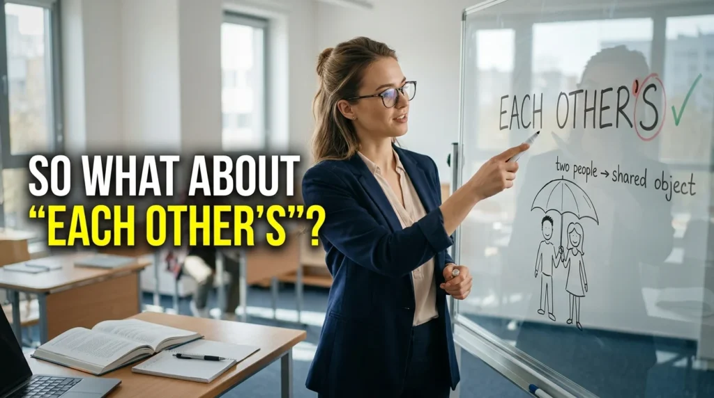 So What About "Each Other's"?