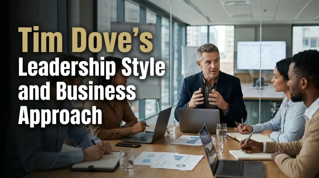 Tim Dove's Leadership Style and Business Approach