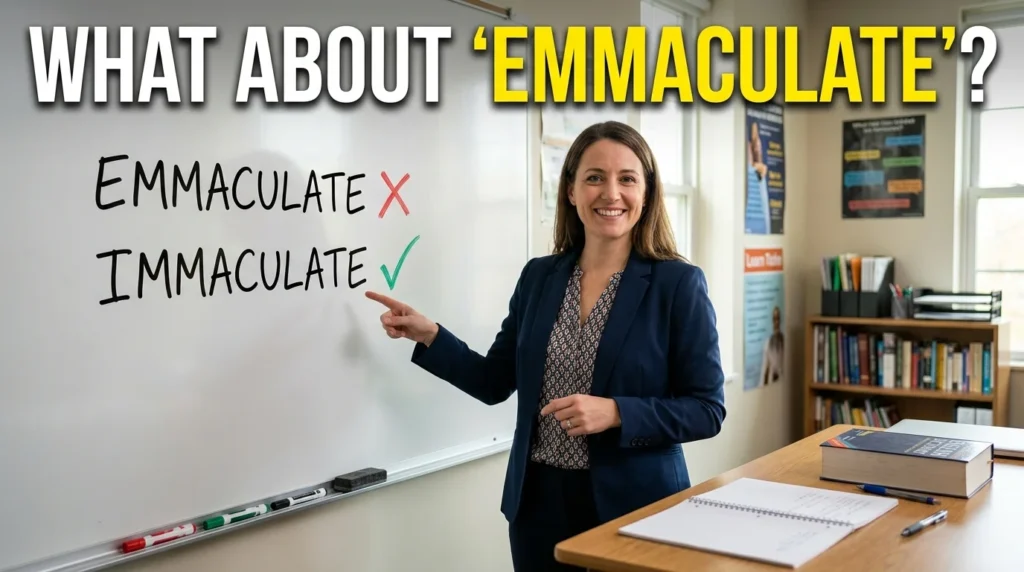 What About "Emmaculate"?