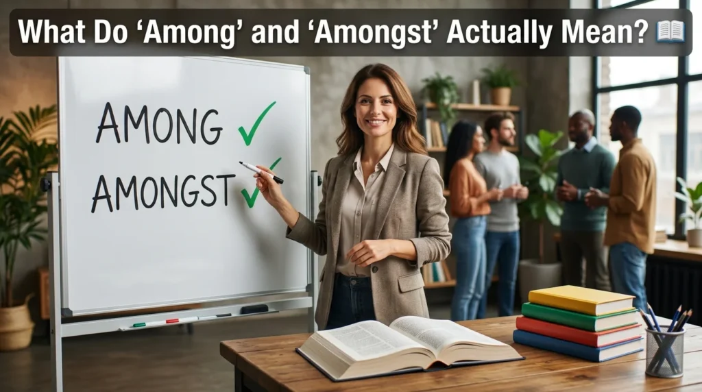 What Do "Among" and "Amongst" Actually Mean? 📖
