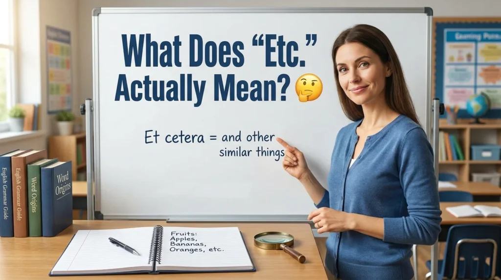 What Does "Etc." Actually Mean? 🧐