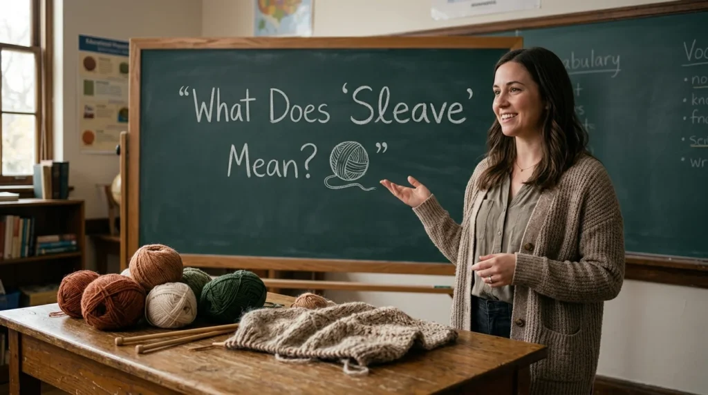 What Does "Sleave" Mean? 