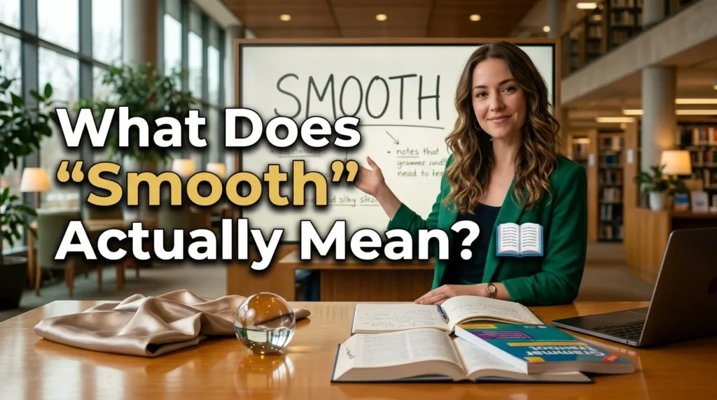 What Does "Smooth" Actually Mean? 📖