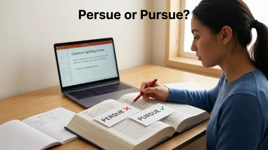 Why Do People Confuse "Persue" and "Pursue"? 🧠