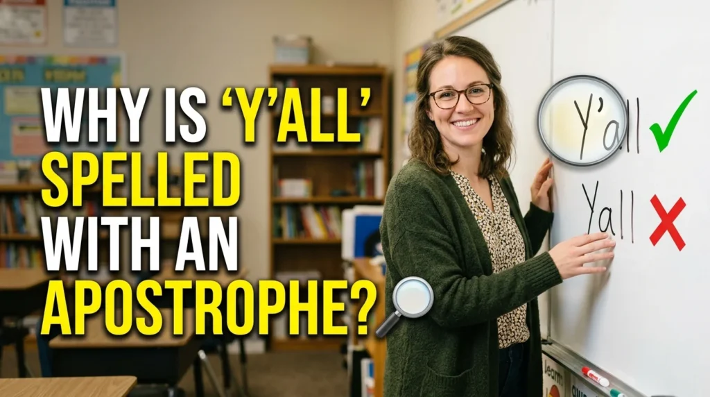 Why Is "Y'all" Spelled With an Apostrophe? 🔍