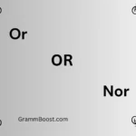 Or vs Nor