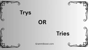 Trys or Tries