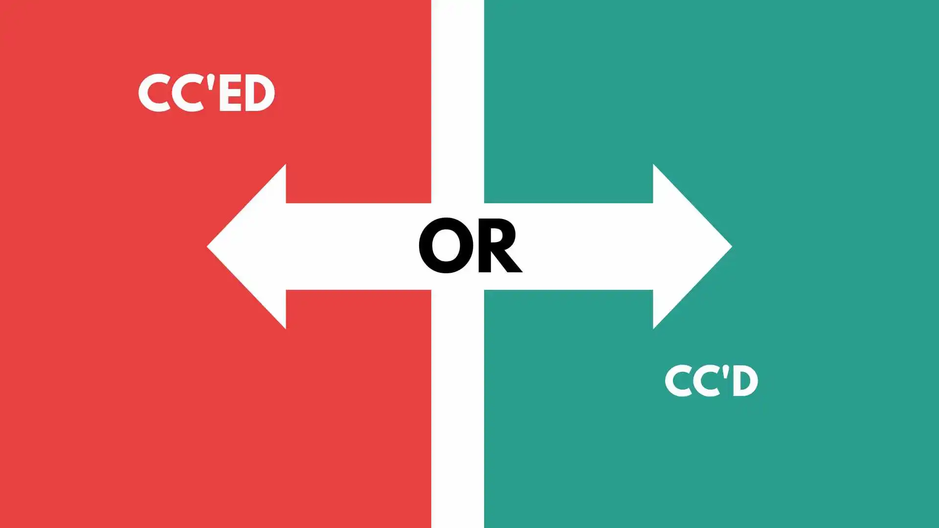 CC'ed or CC'd?