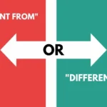 "Different From" or "Different Than"