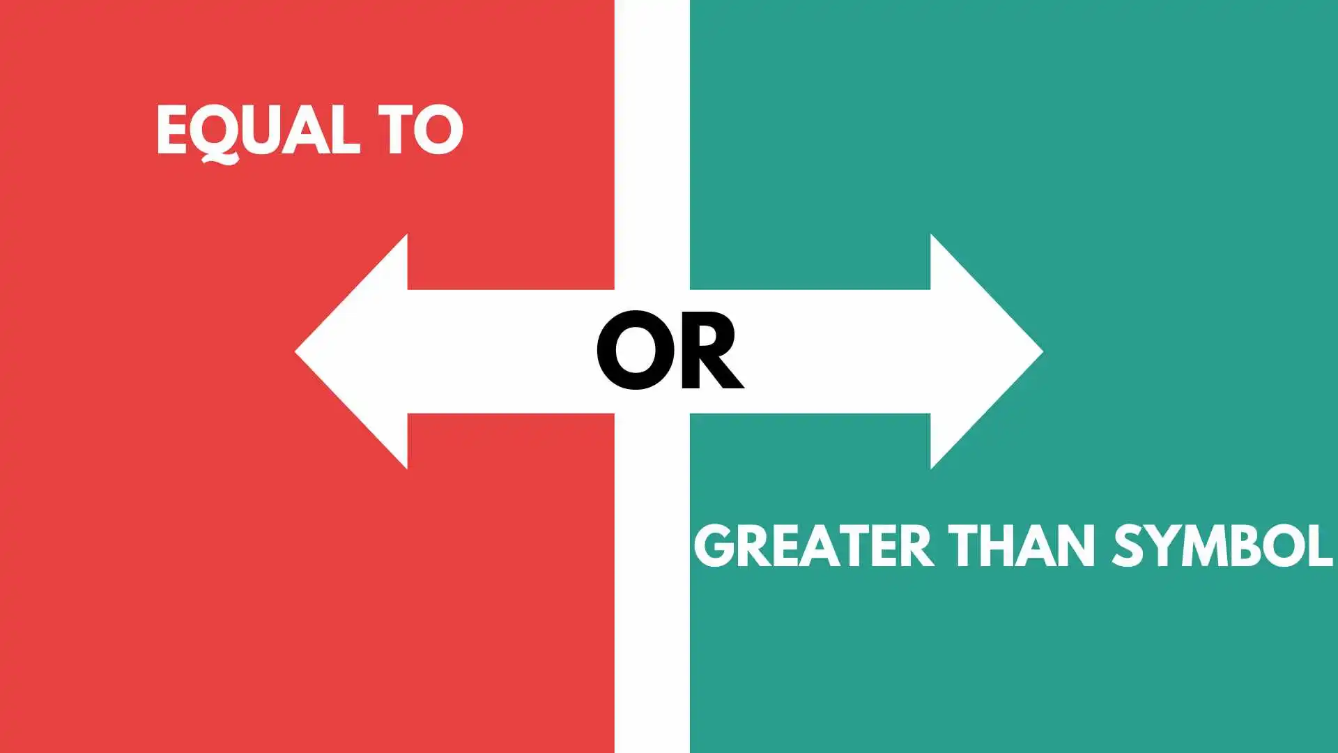Equal to or Greater Than Symbol