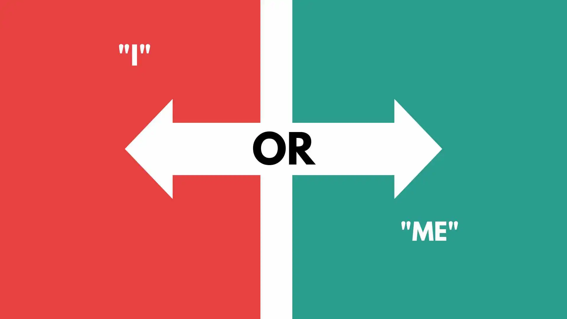 When to Use "I" or "Me"