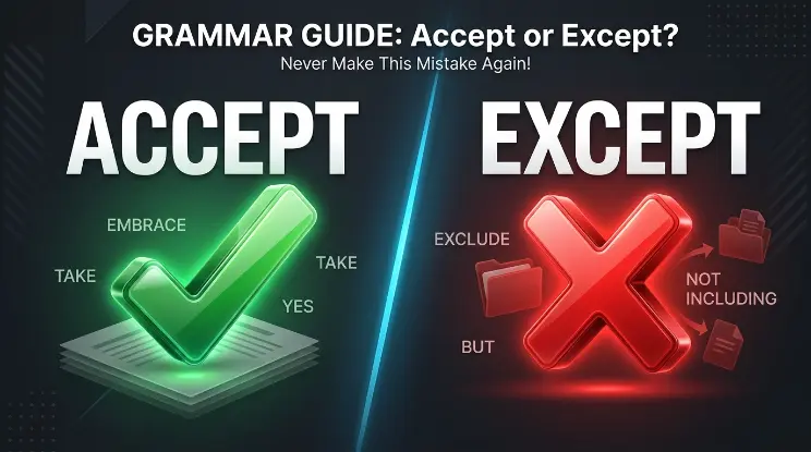 Accept or Except