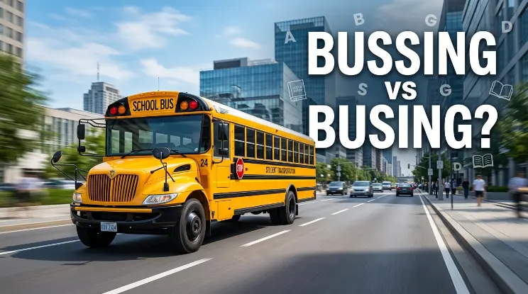 Bussing or Busing?