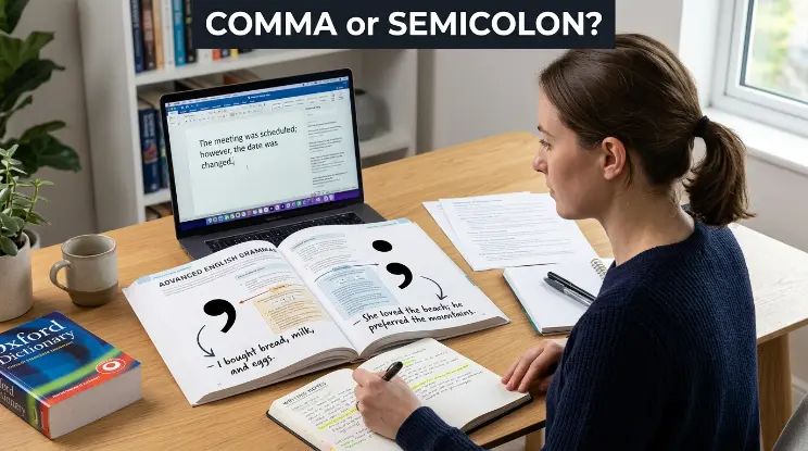 Comma or Semicolon