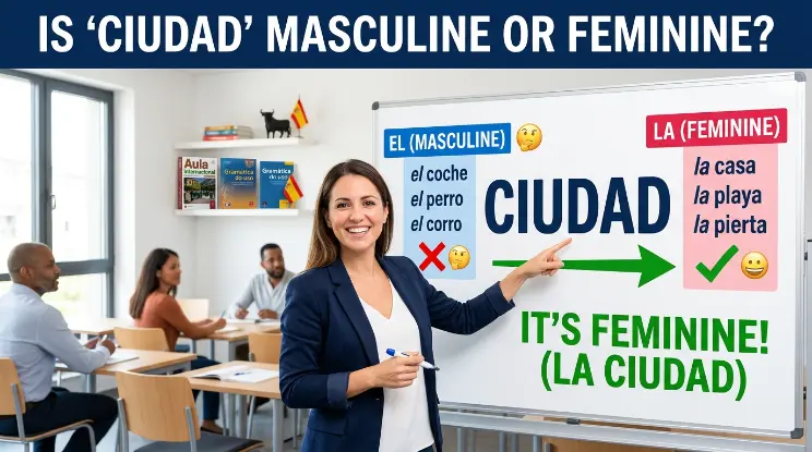 Is "Ciudad" Masculine or Feminine?
