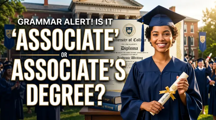 Is It "Associate" or "Associate's" Degree?