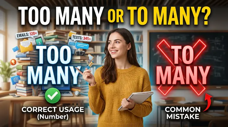 Too Many or To Many
