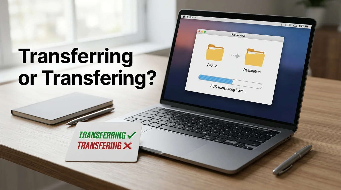Transferring or Transfering?