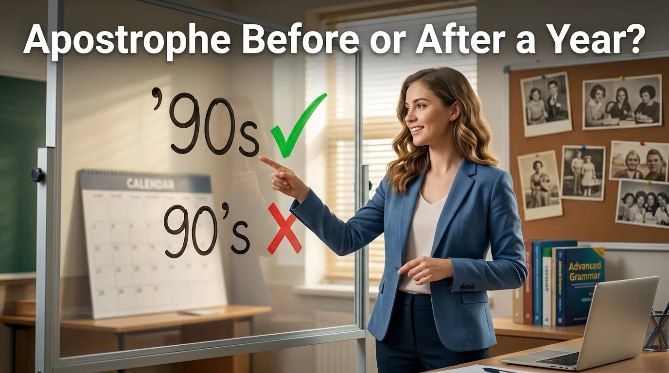 Apostrophe Before or After a Year?