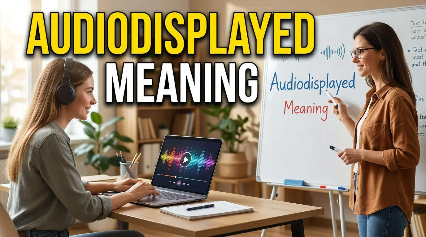 Audiodisplayed Meaning