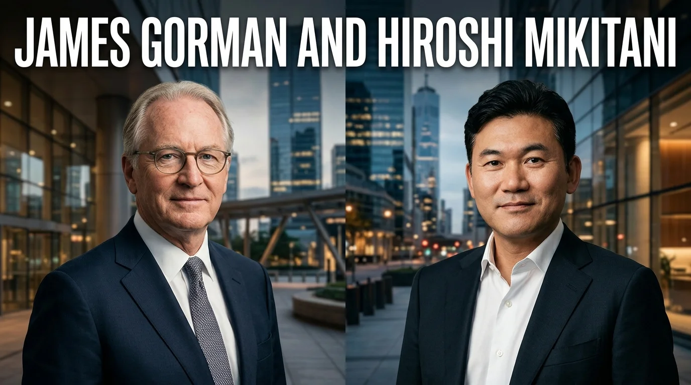 James Gorman and Hiroshi Mikitani