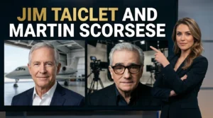 Jim Taiclet and Martin Scorsese