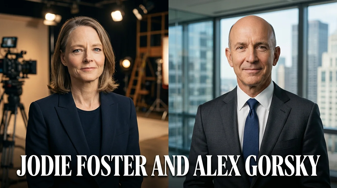 Jodie Foster and Alex Gorsky
